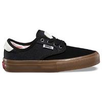 Vans Chima Ferguson Pro Kids Skate Shoes - (Covert Twill) Black