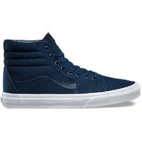 Vans Sk8-Hi Skate Shoes - (Mono Canvas) Dress Blues/True White