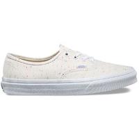 vans authentic womens shoes speckle jersey creamtrue white
