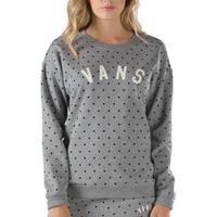 vans surveillance womens crewneck grey heather