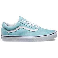 Vans Old Skool Skate Shoes - (Washed Canvas) Blue Radiance/Crown Blue