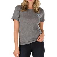 vans side stripe womens t shirt grey heather