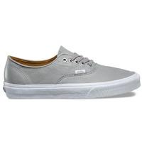 Vans Authentic Decon Skate Shoes - (Premium Leather) Wild Dove/True White