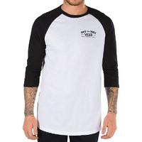 Vans Roll Em Raglan T-Shirt - White/Black