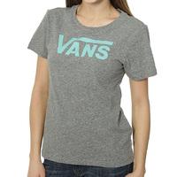 vans timeless womens t shirt grey heather