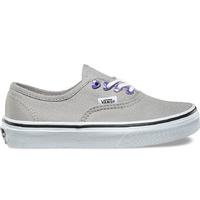 vans authentic kids shoes eyelet heartsgrey