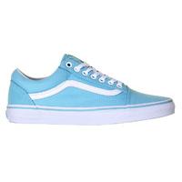 Vans Old Skool Skate Shoes - Crystal Blue/True White