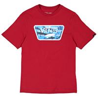 Vans Full Patch Fill Kids T-Shirt - Cardinal/Hammerhead