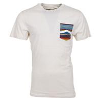 Vans Side Stripe Pocket T-Shirt - Turtle Dove/Blue Mirage