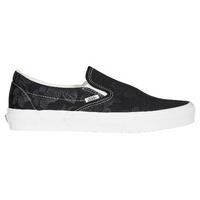 vans classic slip on skate shoes floral jacquard blackblanc