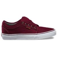 Vans Chukka Low Skate Shoes - (10 Oz/ Canvas) Port/White