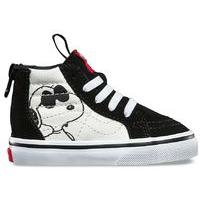 vans x peanuts sk8 hi zip toddler shoes joe coolblack