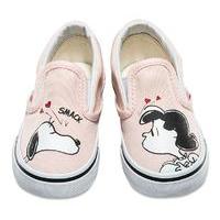 vans x peanuts classic slip on toddler shoes smackpearl