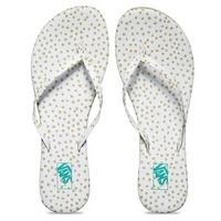 Vans Carmelle Print Womens Flip-flops - (Doodle Dots) Starfish