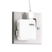 Vaa-003-wht White Mains Usb Charger For Ipod/ Iphone/ Ipad