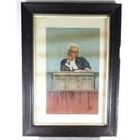 Vanity Fair Print : Justice George Farwell 1900