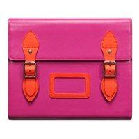 VARSITY Leather Satchel iPad Case in Pink by Covert