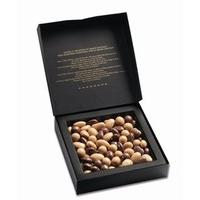 Valrhona Equinoxe Dulcey & milk enrobed nuts box 250g