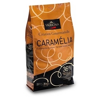 Valrhona Caramelia, milk chocolate chips - Small 1kg bag