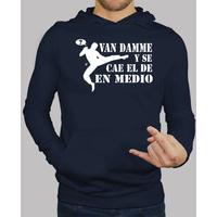 van damme and drop the middle (boys hoodies and girl)