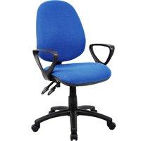 vantage 3 lever operator chair with fixed arm charcoal