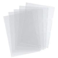 Value A4 Cut Flush Folders 80 Micron Clear Pack of 100 638345