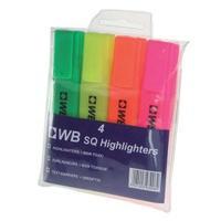 Value Highlighters Assorted Pack of 4 638450