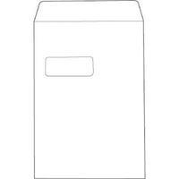 Value C4 Pocket Window Envelopes Press Seal White Pack of 250 2735