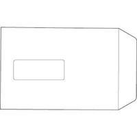 value c5 90gm2 pocket window envelope press seal white 2725