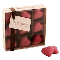 VALENTINES CHOCOLATES with Pink Chocolate Hearts