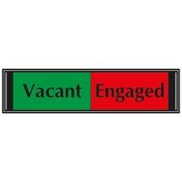 Vacant / Engaged Sliding Sign for Doors 50mm x 200mm