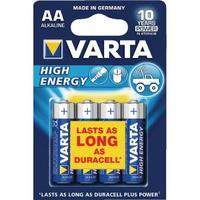 Varta AA High Energy Battery Alkaline Pack of 4 4906620414