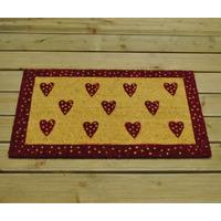 Valentine Love Hearts Design Coir Doormat by Gardman