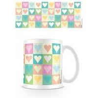 valentines day hearts ceramic mug
