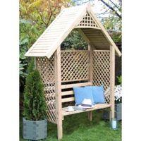 Valencia Wooden Lattice Arbour