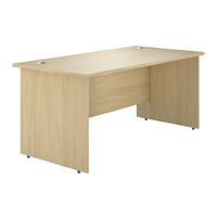 Valoir Rectangular Panel End Leg Desk Oak 800mm