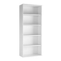 Valoir Tall 4 Shelf Bookcase White