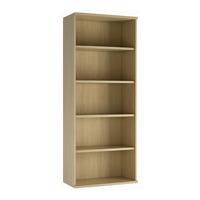 valoir tall 4 shelf bookcase oak