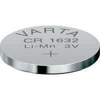 Varta 06632101401 Lithium CR1632 3V 140mAh Button Cell Battery