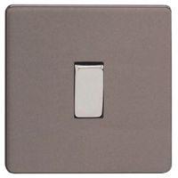 varilight 10a 3 way slate grey intermediate rocker switch