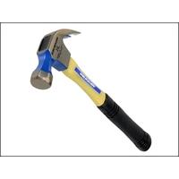 vaughan fs16 curved claw nail hammer fibreglass smooth face 450g 16oz