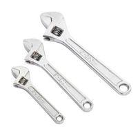 Value 150mm 200mm & 250mm Adjustable Wrench Set