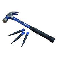 Vaughan Steel Eagle Claw Hammer with Free Punch Set 567g (20oz)