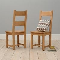 Vancouver Oak Ladderback Dining Chair