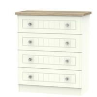 valencia 4 drawer cream chest of drawers