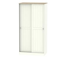 Valencia Sliding Cream Wardrobe