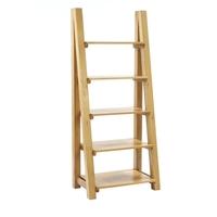 vancouver oak petite 5 shelf bookcase