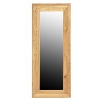 vancouver oak long rectangular mirror