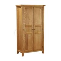 vancouver oak petite full hanging wardrobe