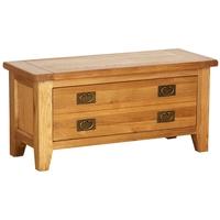 Vancouver Oak Petite 1 Drawer Blanket Box